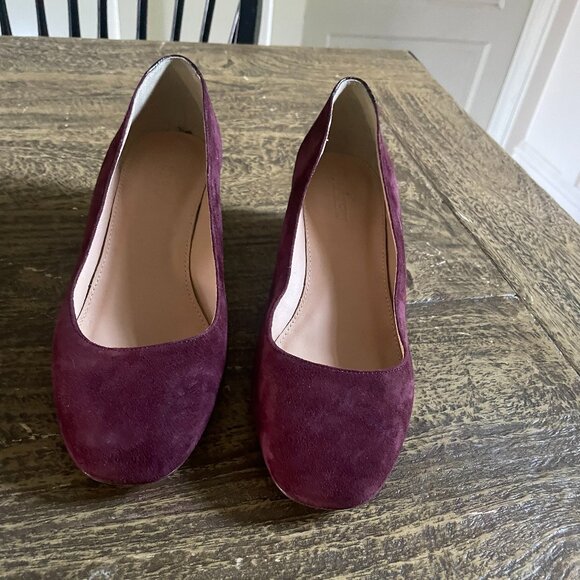 J.Crew Suede Heels New! - Picture 1 of 3